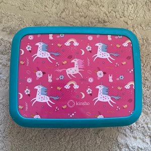 Kinsho Lunch Box - Unicorn Bento Box for Toddler Girls Daycare